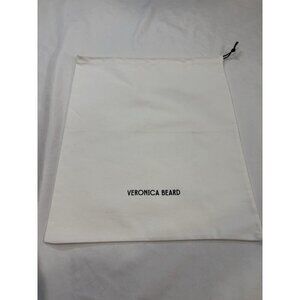 Veronica Beard Dust Bag White Drawstring Storage Pouch Travel 15”W X 17” H